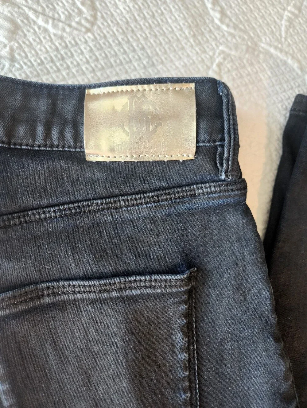 Roberto Cavalli Black Washed Skinny Jeans